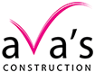 Ava's Construction Logo